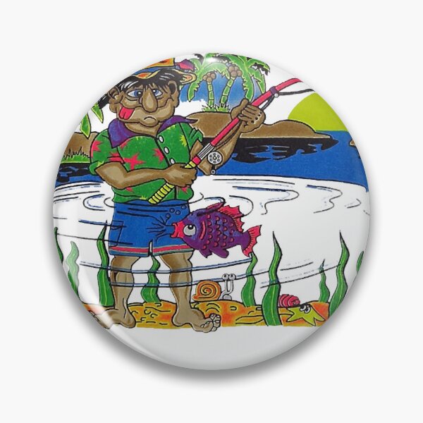 Item preview, The Happy Fisherman Essential T-Shirt designed and sold by Fado Store.