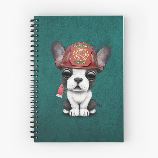 Item preview, Cute French Bulldog Puppy Firefighter designed and sold by JeffBartels.