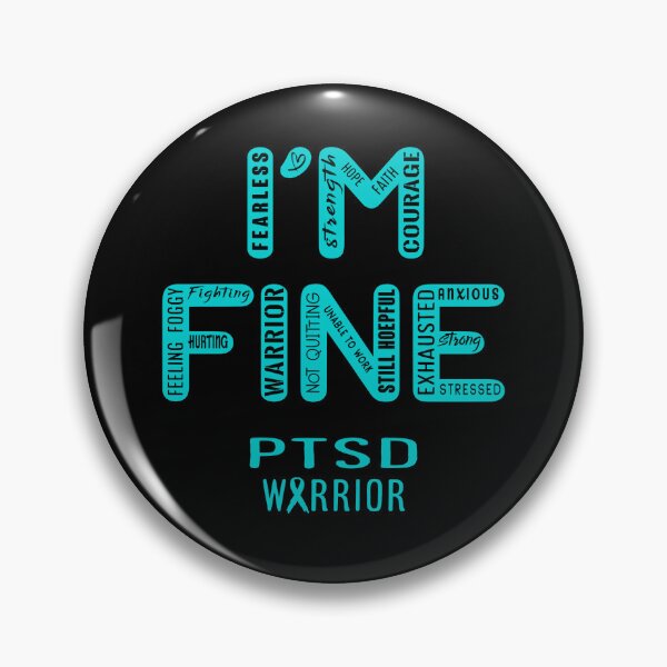 Item preview, PTSD Warrior - I Am FINE, Support PTSD Warrior Support Gifts designed and sold by RidnerStore.
