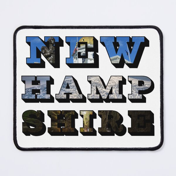 Item preview, New Hampshire w/ National Landmarks designed and sold by Pajamurai.