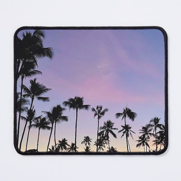 Item preview, Hawaiian Sunset Purple Sky and Plam Trees designed and sold by AnaMiyagi.