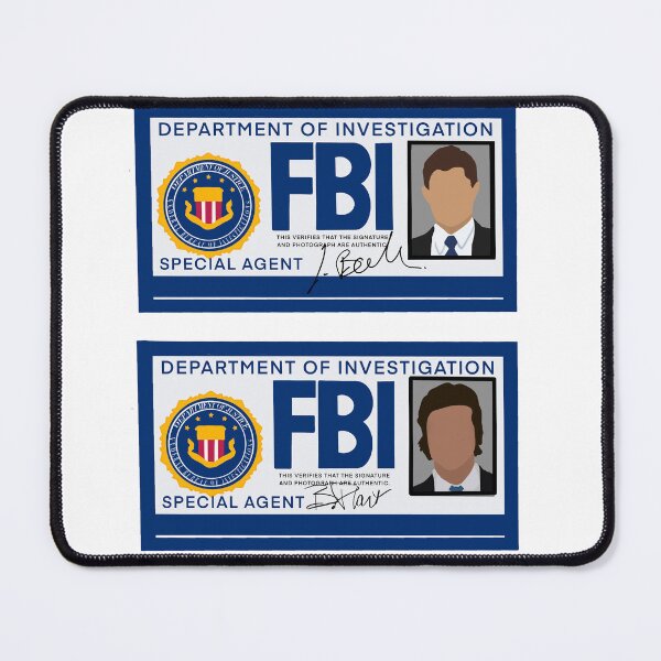 Item preview, Supernatural FBI Badges designed and sold by NerdyDragonCO.