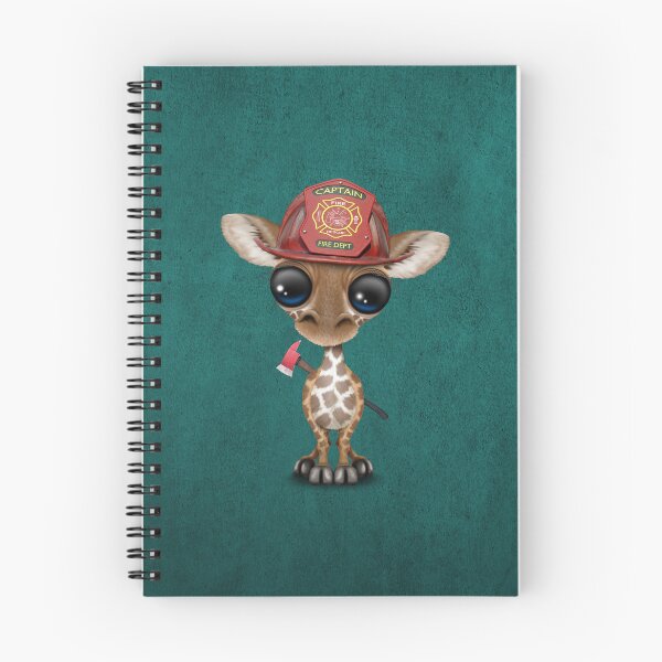 Item preview, Cute Baby Giraffe Firefighter designed and sold by JeffBartels.