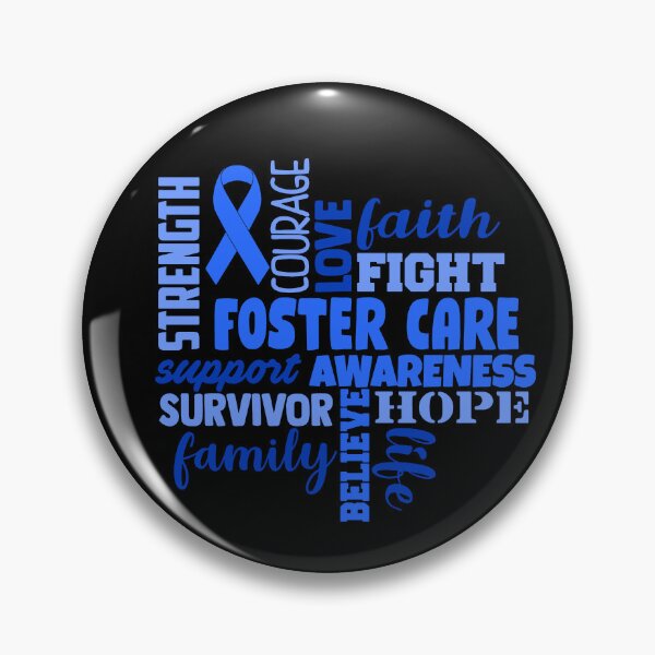 Item preview, Foster Care Awareness - Strength Courage Faith Hope Love Fight Support Survivor Family Life Believe designed and sold by Hilten.