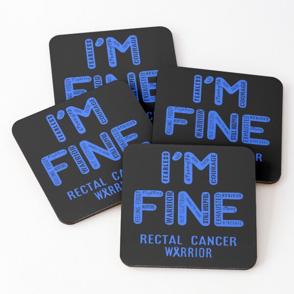 Item preview, Rectal Cancer Warrior - I Am FINE, Support Rectal Cancer Warrior Support Gifts designed and sold by RidnerStore.