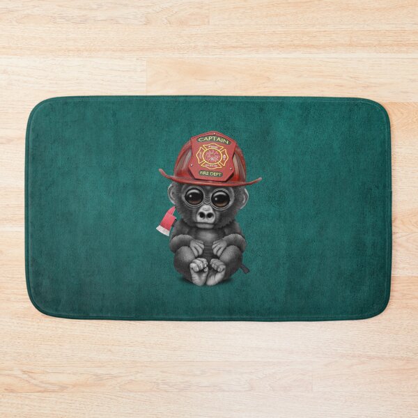 Item preview, Cute Baby Gorilla Firefighter designed and sold by JeffBartels.