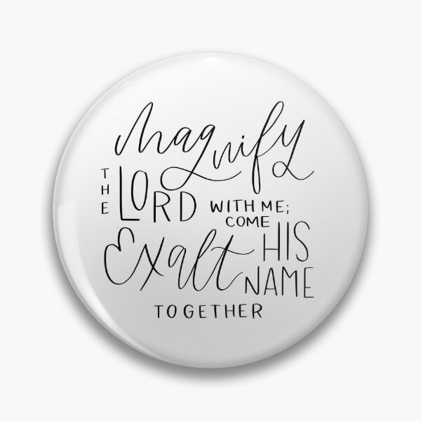 Artikelvorschau, Psalm 34:3 entworfen und verkauft von meglilliana.