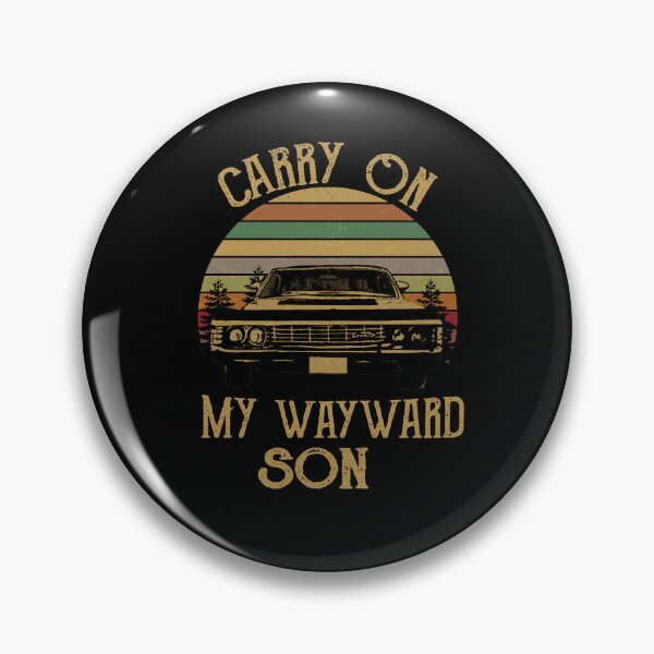 Item preview, Carry On Wayward Son sunset vintage retro classic designed and sold by bijaldemeatrice.