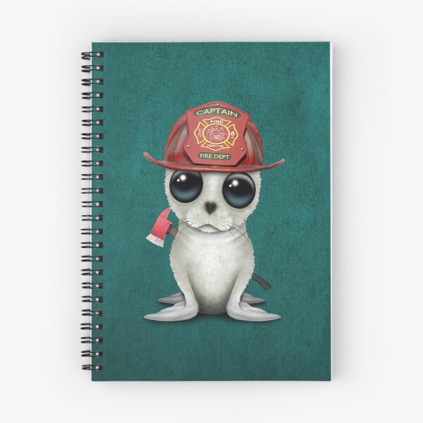 Item preview, Cute Baby Harp Seal Firefighter designed and sold by JeffBartels.