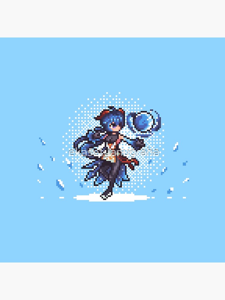 Genshin Impact Ganyu Pixel Art