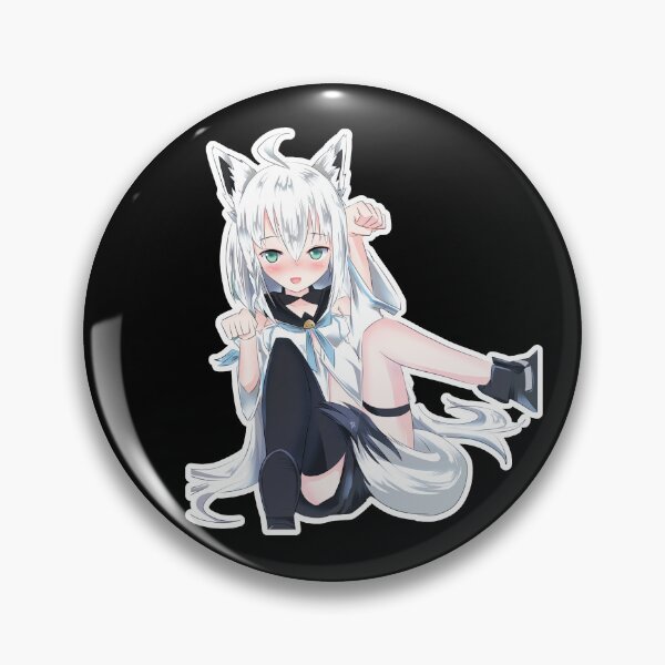Item preview, Shirakami Fubuki Cat Pose Hololive Gamers designed and sold by Risumu.
