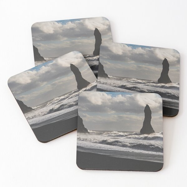 Item preview, Waves crashing on Reynisfjara Beach designed and sold by Eyecbeauty.