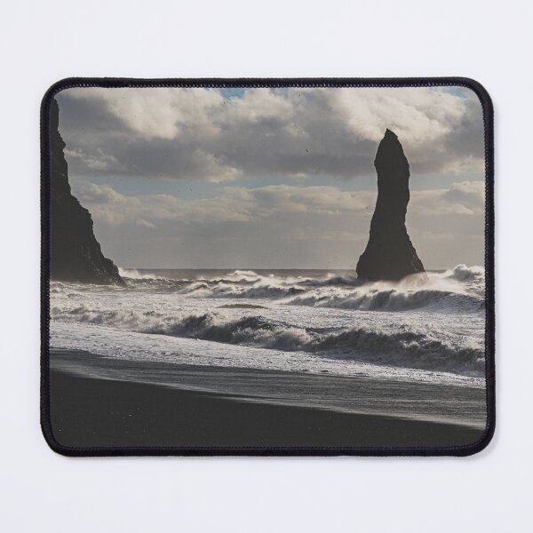 Item preview, Waves crashing on Reynisfjara Beach designed and sold by Eyecbeauty.