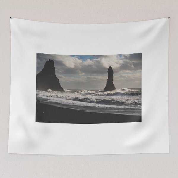 Item preview, Waves crashing on Reynisfjara Beach designed and sold by Eyecbeauty.