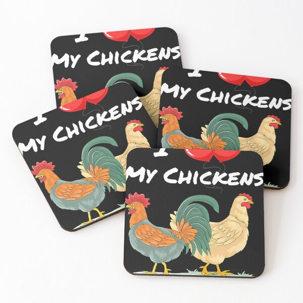 Item preview, I Heart My Chickens - Chicken Farmers Quote  designed and sold by demarquisrenzo.