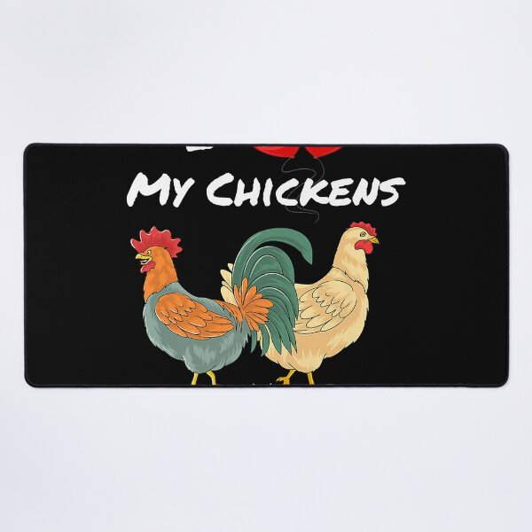 Item preview, I Heart My Chickens - Chicken Farmers Quote designed and sold by demarquisrenzo.