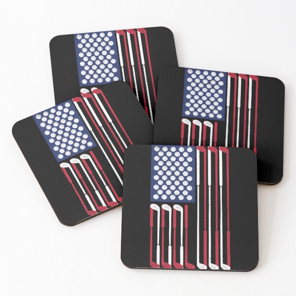 Item preview, Vintage US Flag Golf Balls + Clubs ➢ Cool Golf designed and sold by HamatraSikaru.
