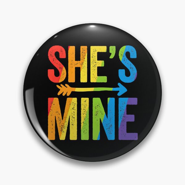 Item preview, Shes Mine Lesbian Pride LGBT Bride Wedding Pride designed and sold by HamatraSikaru.