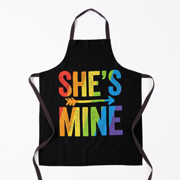 Item preview, Shes Mine Lesbian Pride LGBT Bride Wedding Pride designed and sold by HamatraSikaru.