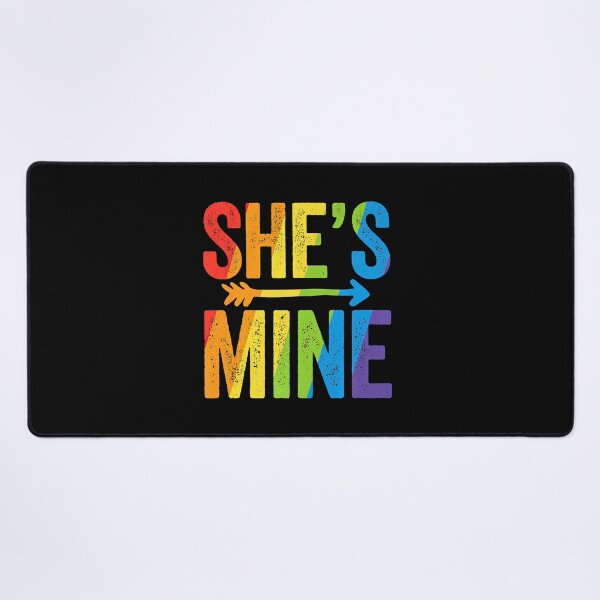 Item preview, Shes Mine Lesbian Pride LGBT Bride Wedding Pride designed and sold by HamatraSikaru.