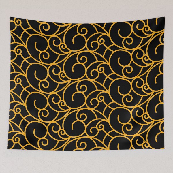 Item preview, Gold-Colored And Black Sophisticated Art Deco Pattern designed and sold by DEC02.