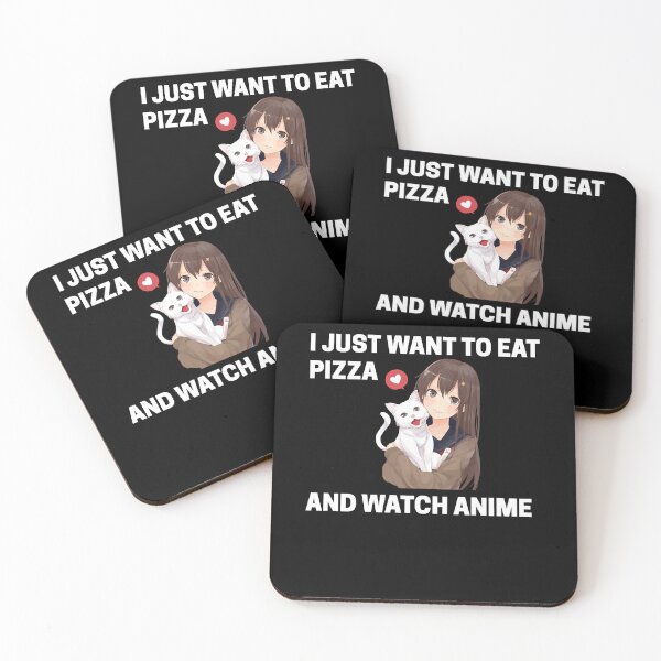 Item preview, Good Love Bound Together Beauty I Just Want To Eat Pizza And Watch Anime Gift Movie Fans designed and sold by PagePractitione.