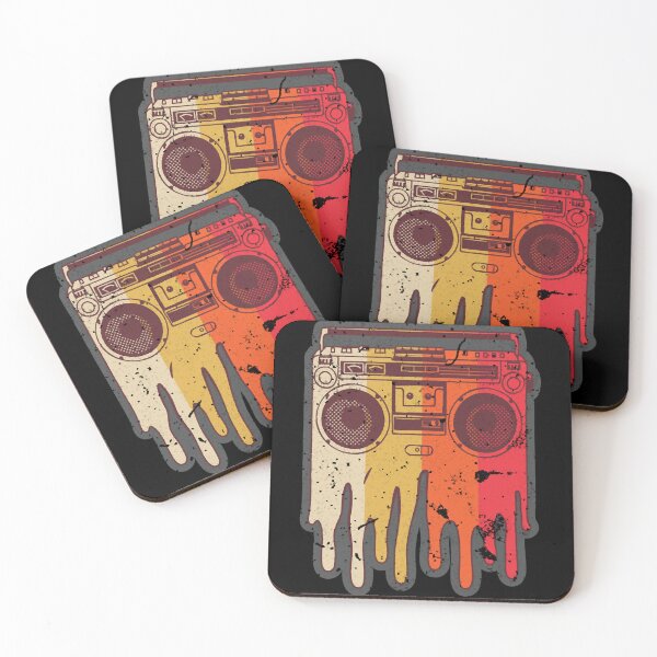 Item preview, Retro Boom Box Melting Ghetto Blaster Rap Music designed and sold by HamatraSikaru.
