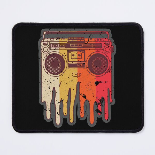 Item preview, Retro Boom Box Melting Ghetto Blaster Rap Music designed and sold by HamatraSikaru.