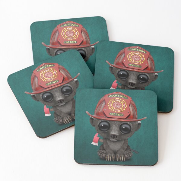 Item preview, Cute Baby Honey Badger Firefighter designed and sold by JeffBartels.