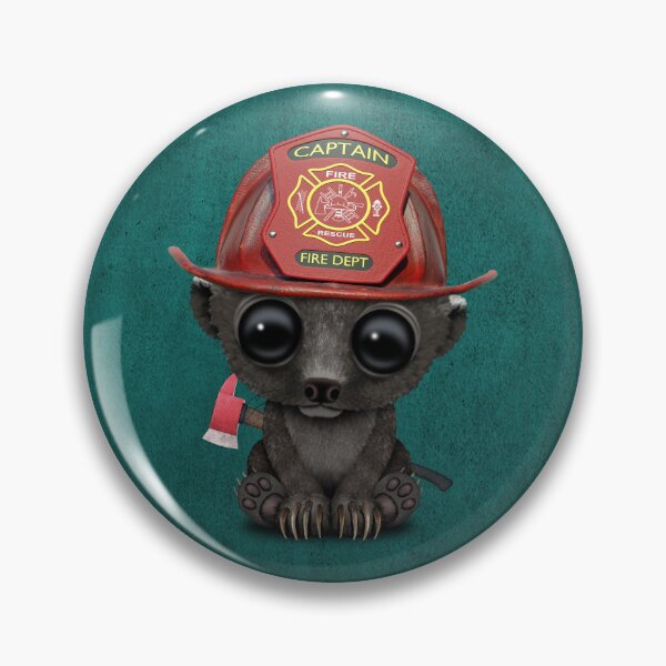 Item preview, Cute Baby Honey Badger Firefighter designed and sold by JeffBartels.