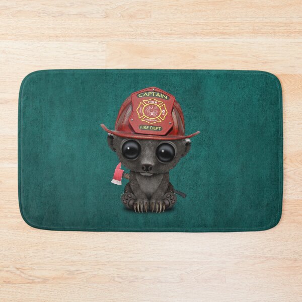 Item preview, Cute Baby Honey Badger Firefighter designed and sold by JeffBartels.