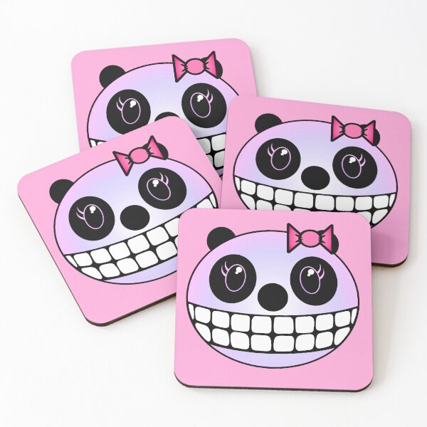 Item preview, Girl Panda - Purple with Pink Ribbon designed and sold by RawSunArt.