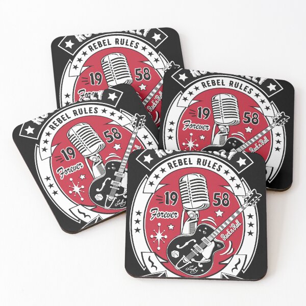 Item preview, Classic Rock 50s Rockabilly Music 1958 Rock and Roll Vintage Rocker 60s 70s Guitar designed and sold by bijaldemeatrice.