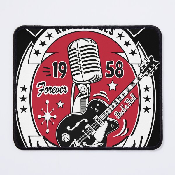 Item preview, Classic Rock 50s Rockabilly Music 1958 Rock and Roll Vintage Rocker 60s 70s Guitar designed and sold by bijaldemeatrice.