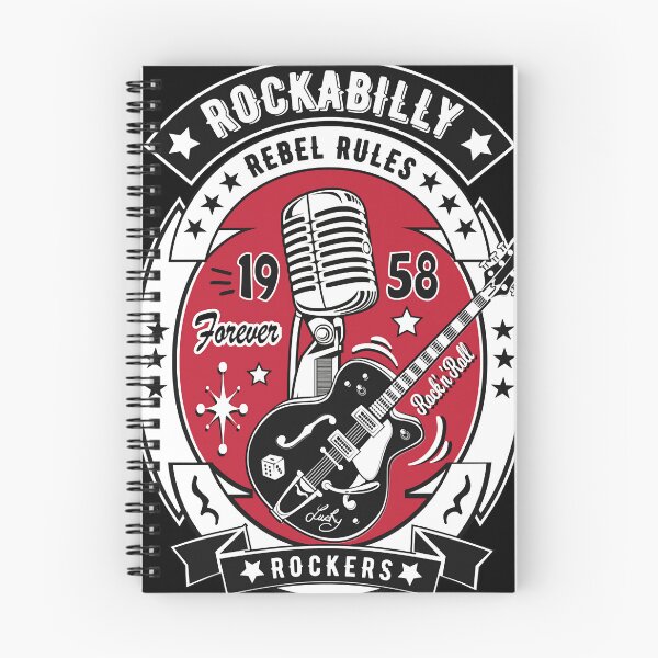 Item preview, Classic Rock 50s Rockabilly Music 1958 Rock and Roll Vintage Rocker 60s 70s Guitar designed and sold by bijaldemeatrice.