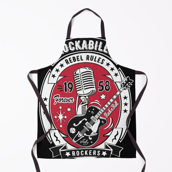 Item preview, Classic Rock 50s Rockabilly Music 1958 Rock and Roll Vintage Rocker 60s 70s Guitar designed and sold by bijaldemeatrice.
