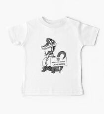March for Science Launceston – Crocodile, black Baby Tee