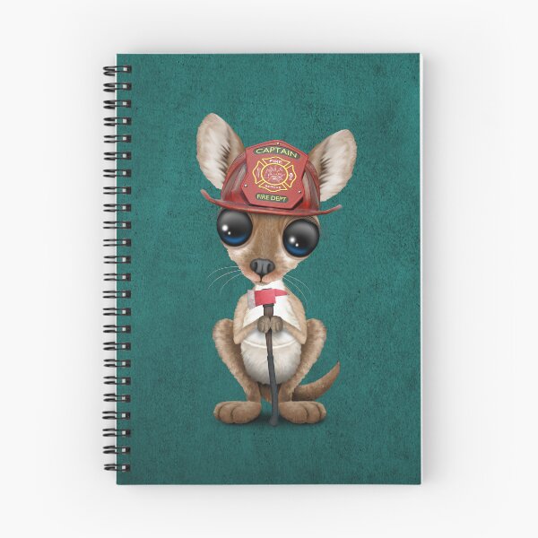 Item preview, Cute Baby Kangaroo Firefighter designed and sold by JeffBartels.