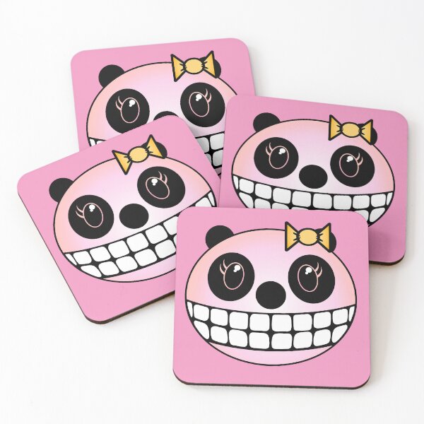 Item preview, Girl Panda - Pink with Yellow Ribbon designed and sold by RawSunArt.