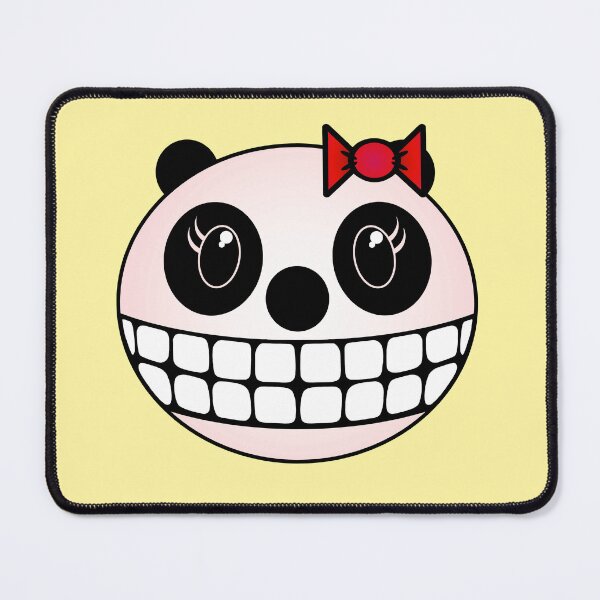 Item preview, Girl Panda - Light Pink with Red Ribbon designed and sold by RawSunArt.