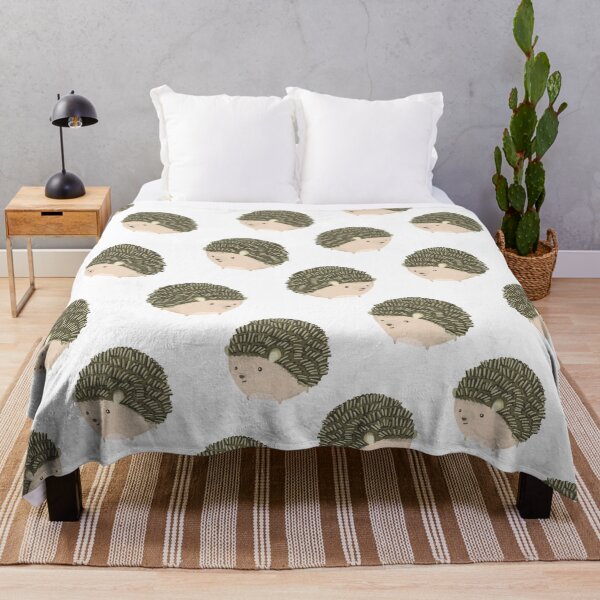 Item preview, rounded brown smiling hedgehogs  designed and sold by JoycePruit.