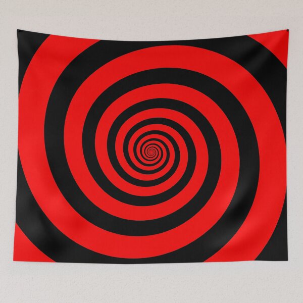 Item preview, Hypnotic Black and Red Swirl designed and sold by Sparkle-Moth.