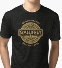 Gallifrey - No Gods or Kings, only Timelords Tri-blend T-Shirt