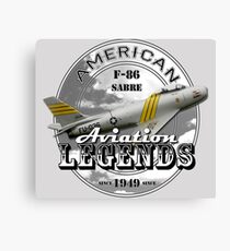 F-86 Sabre Fighter Aircraft Canvas Print