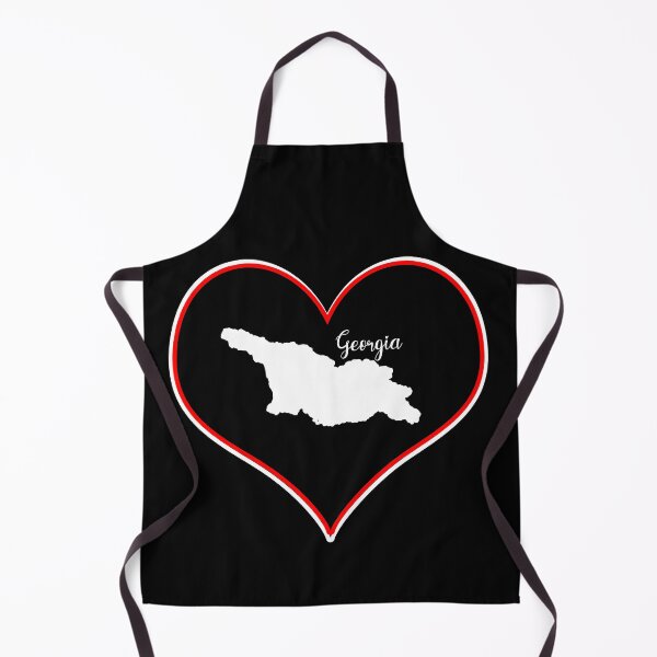 Item preview, Black Heart Map Georgia designed and sold by Astralia.
