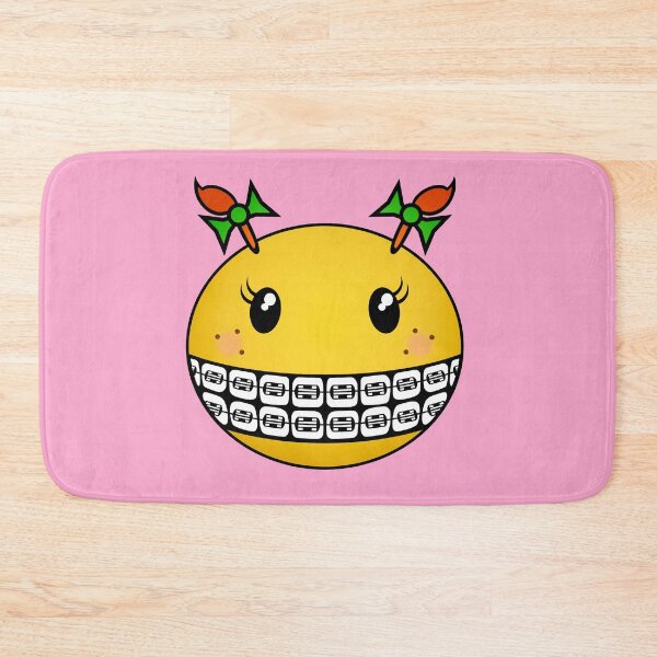 Item preview, Girl Smiley - Red Hair, Braces and Freckles designed and sold by RawSunArt.