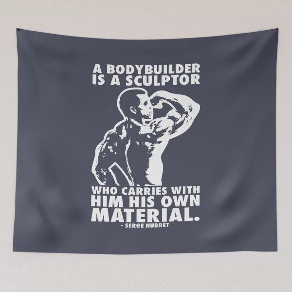 Item preview, A Bodybuilder Is A Sculptor Serge Nubret designed and sold by ThaiTRobies.