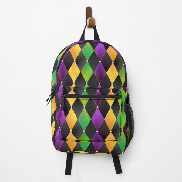 Item preview, Mardi Gras harlequin in purple green and yellow gold designed and sold by ArgyleImp.