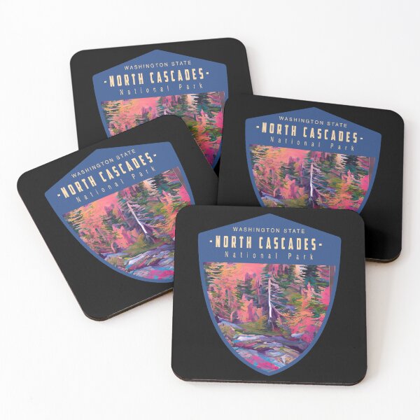 Item preview, Cool Washington Travel North Cascades National Park designed and sold by CattlettArt.