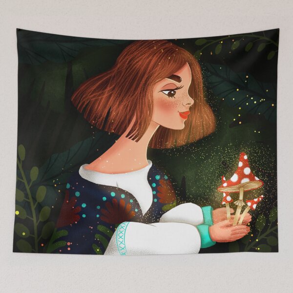 Item preview, Girl in forest designed and sold by Olga Vorontsova.
